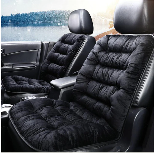 Car Seat Comforter | Car Cushion Seat |back Support | Velvet Car Cushion Seat (random Colors)